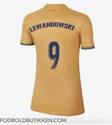 Barcelona Robert Lewandowski #9 Udebanetrøje Dame 2022-23 Kortærmet